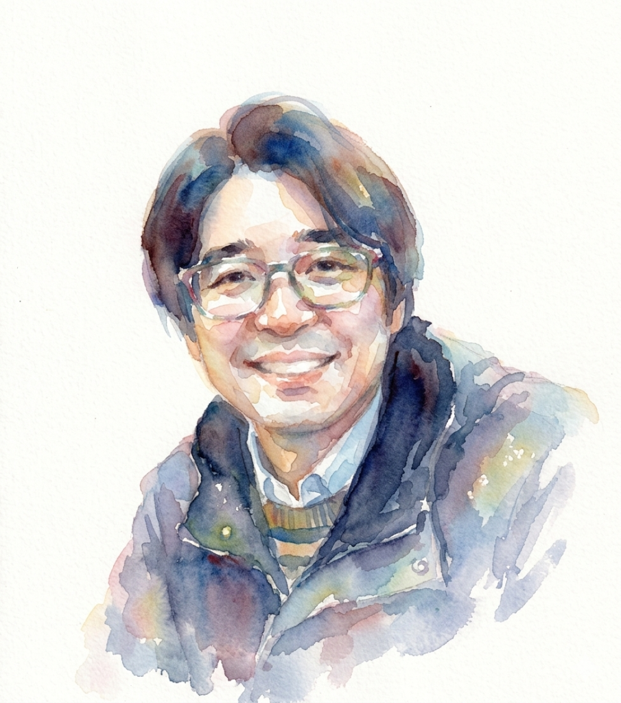 下村さんの写真をもとにしたイラスト